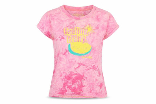 Womens UK Size M Lee Cooper Pink Cotton T-Shirt