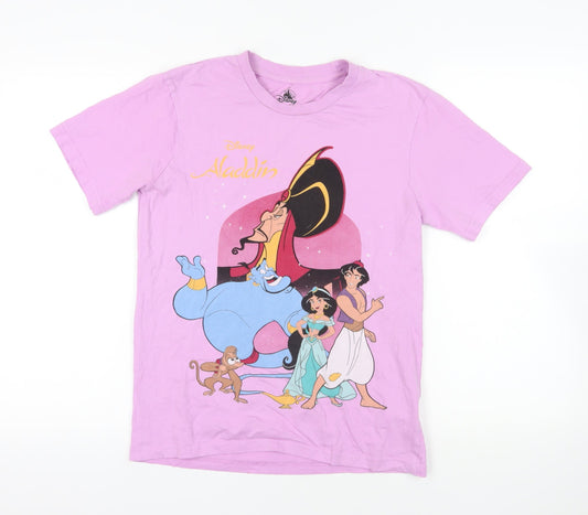 Disney Pink Aladdin T-Shirt XS Casual