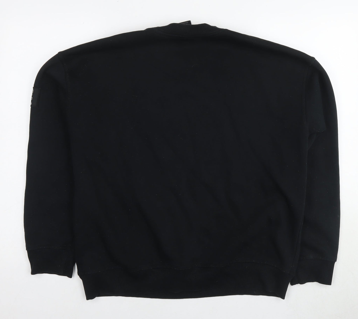 P.E Nation Womens Black Cotton Pullover Sweatshirt Size L Pullover - Logo