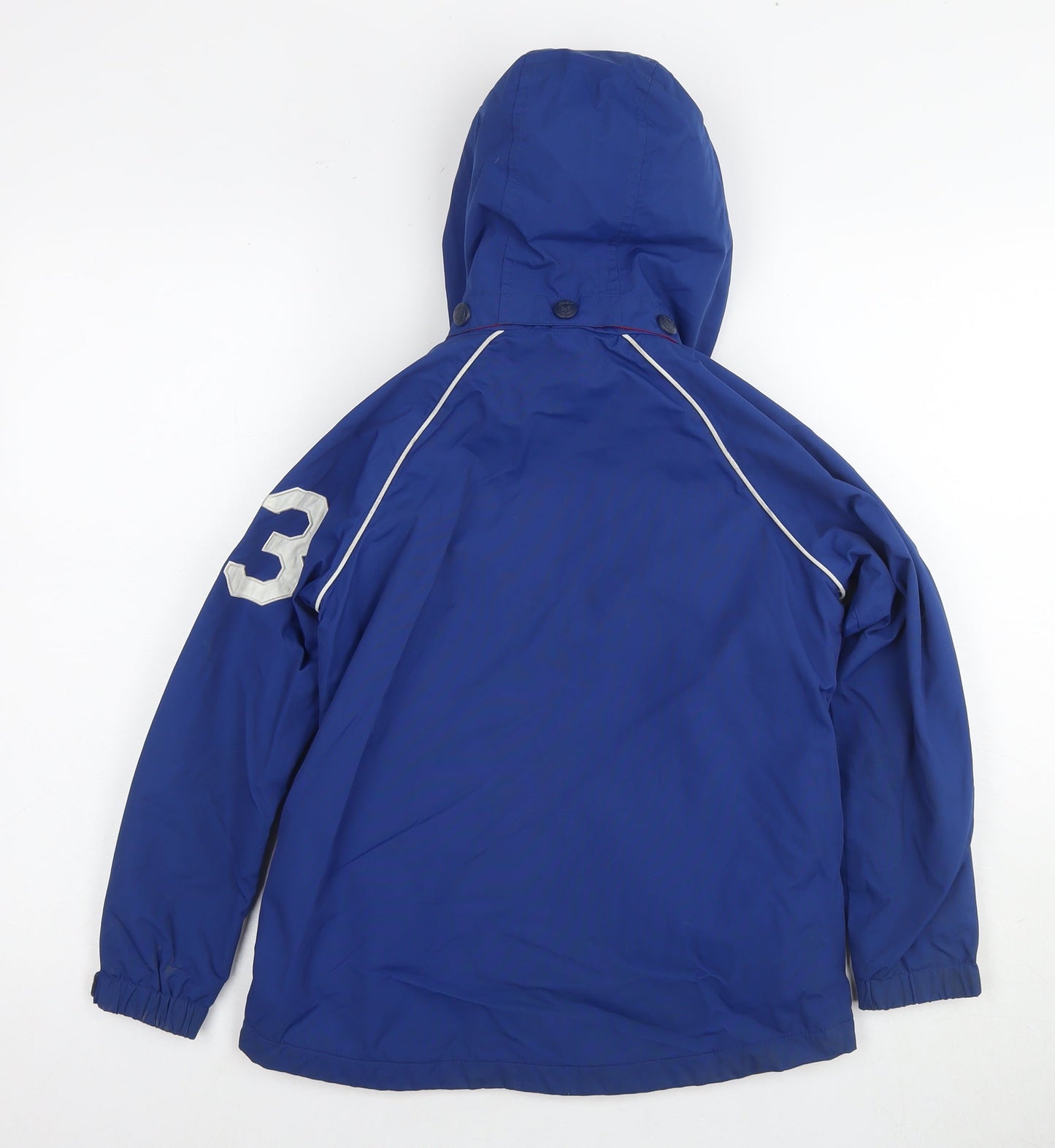 Crew Clothing Boys Blue Jacket Size 8-9 Years Zip