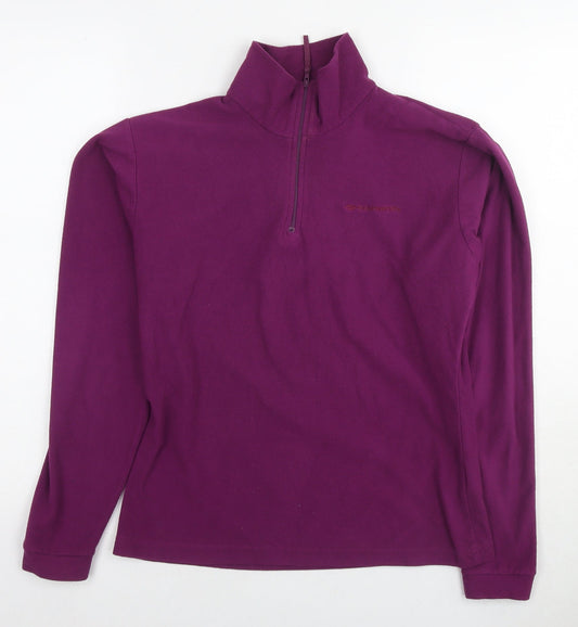 Mountain Life Womens Purple Polyester Pullover Sweatshirt Size 8 Pullover