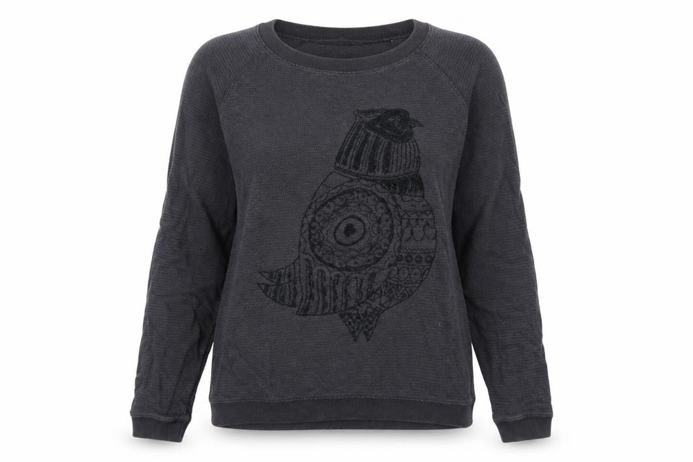 Womens UK 10 Regular Jack Wills Grey Pullover Sweatshirt