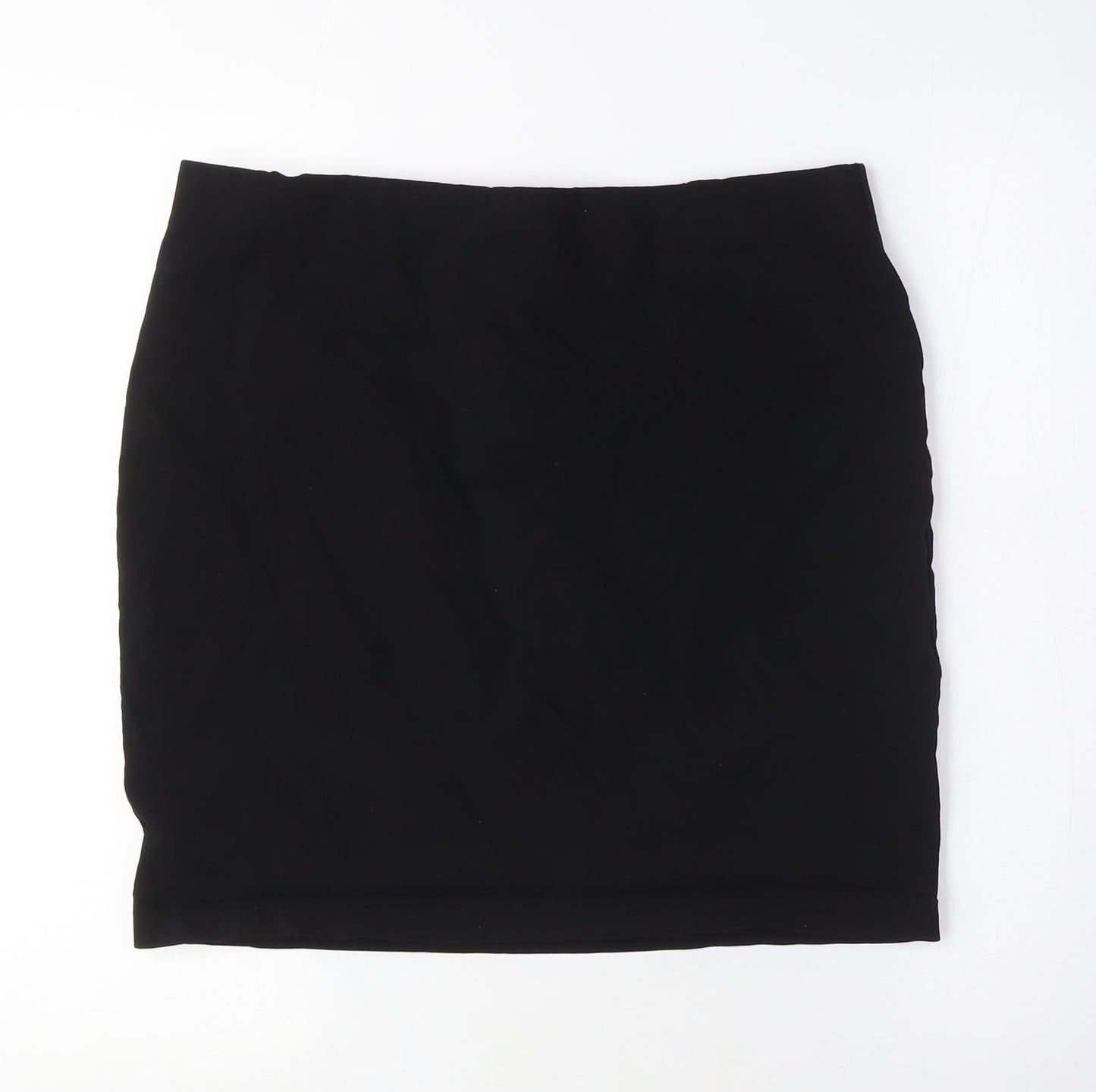 Friends Like These... Womens Black Viscose Bandage Skirt Size 16