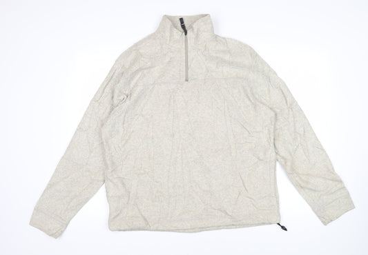Gap Mens Beige Polyester Pullover Sweatshirt Size L