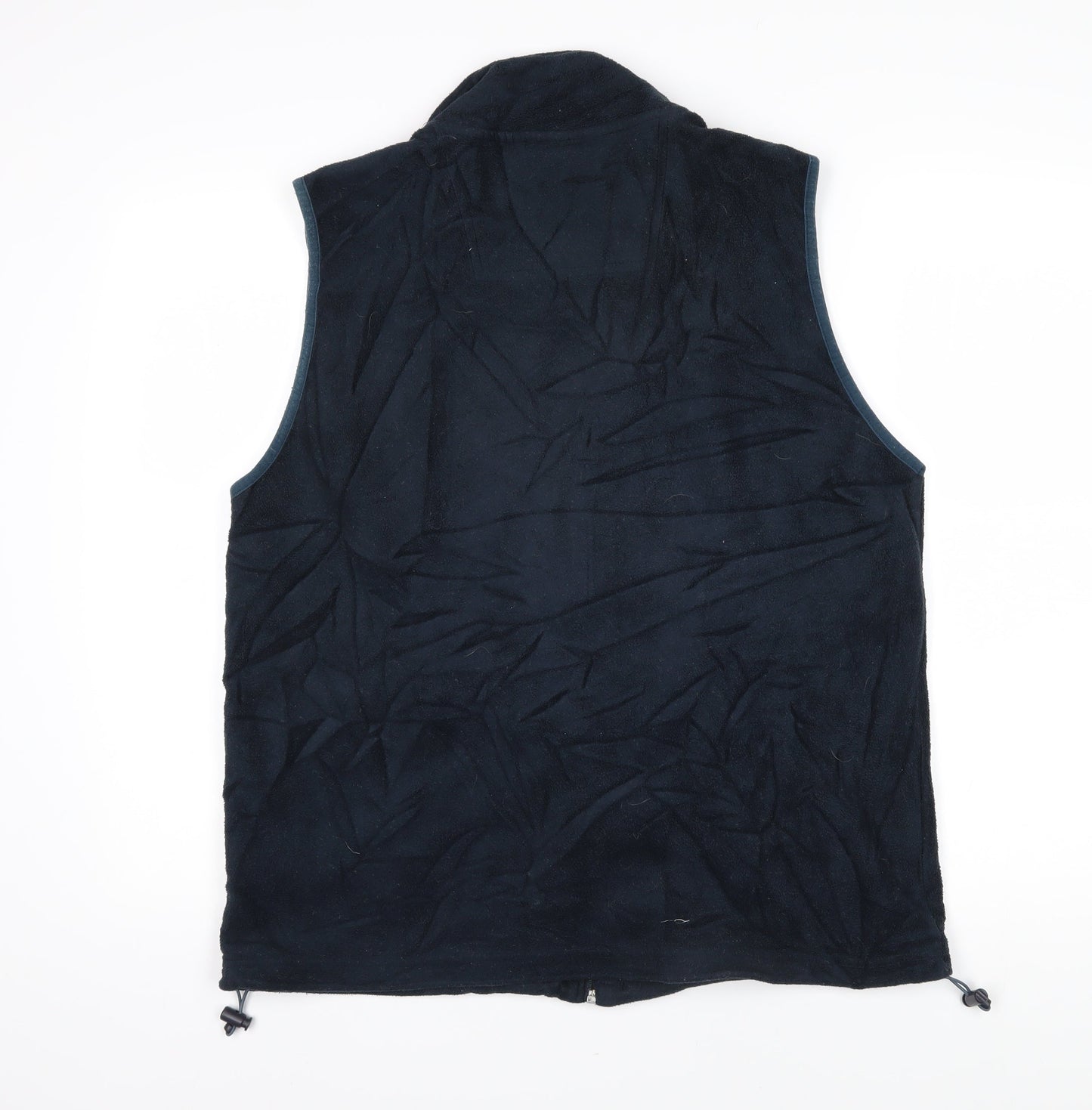 EWM Mens Blue Gilet Waistcoat Size L Tie