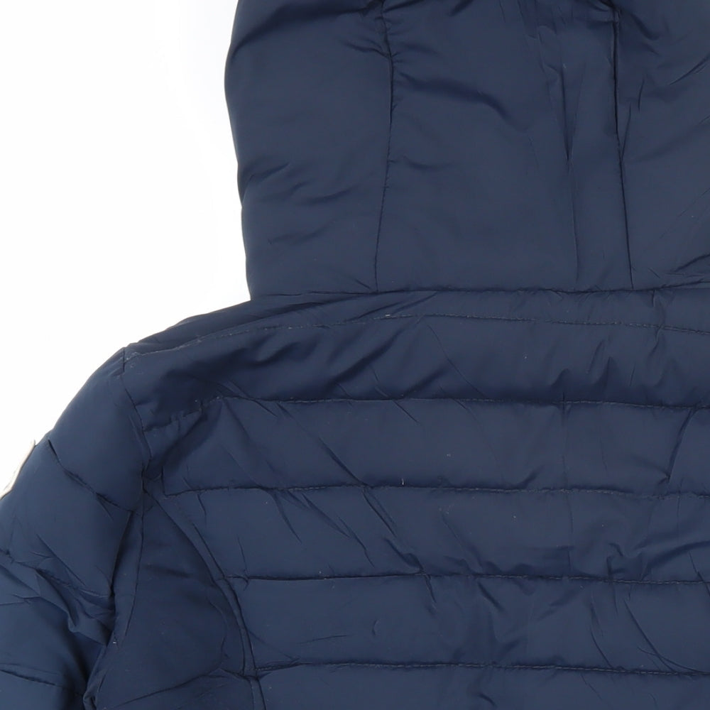 Hollister Womens Blue Jacket Coat Size S Zip