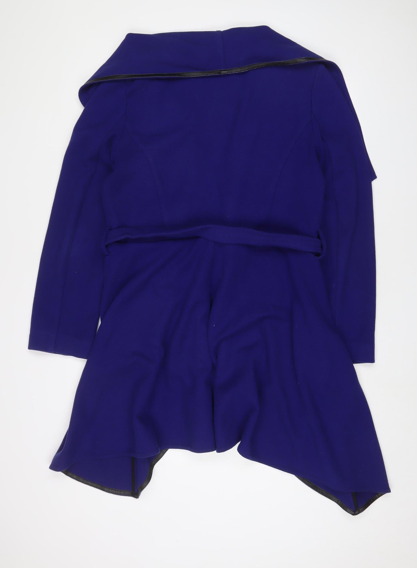 Oasis Womens Blue Jacket Size L Tie
