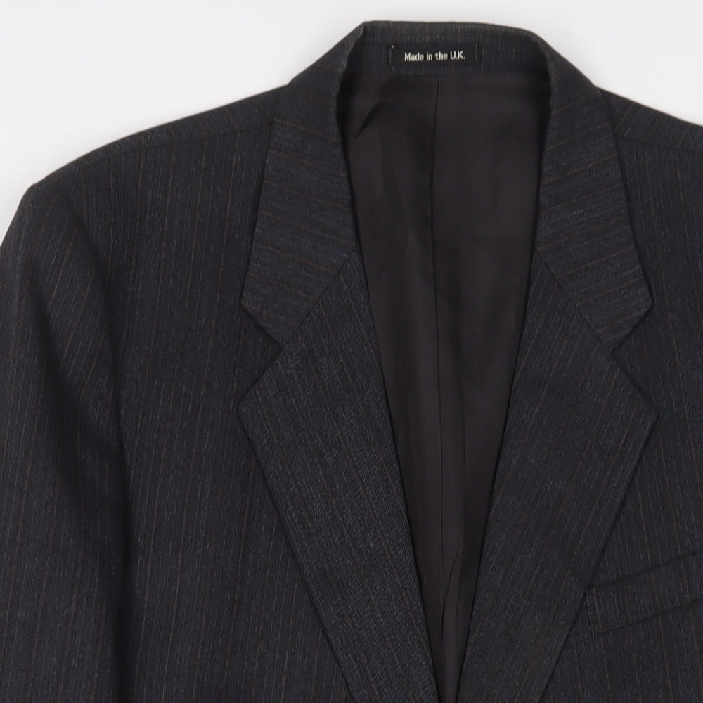 St Michael Mens Grey Wool Jacket Suit Jacket Size 44 Regular