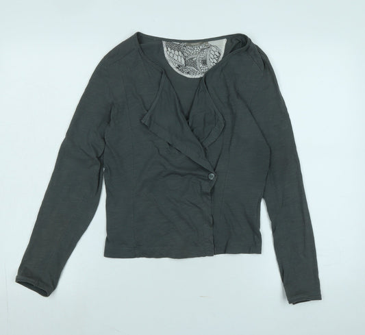 Sandwich Womens Grey Jacket Size XS Button - Logo