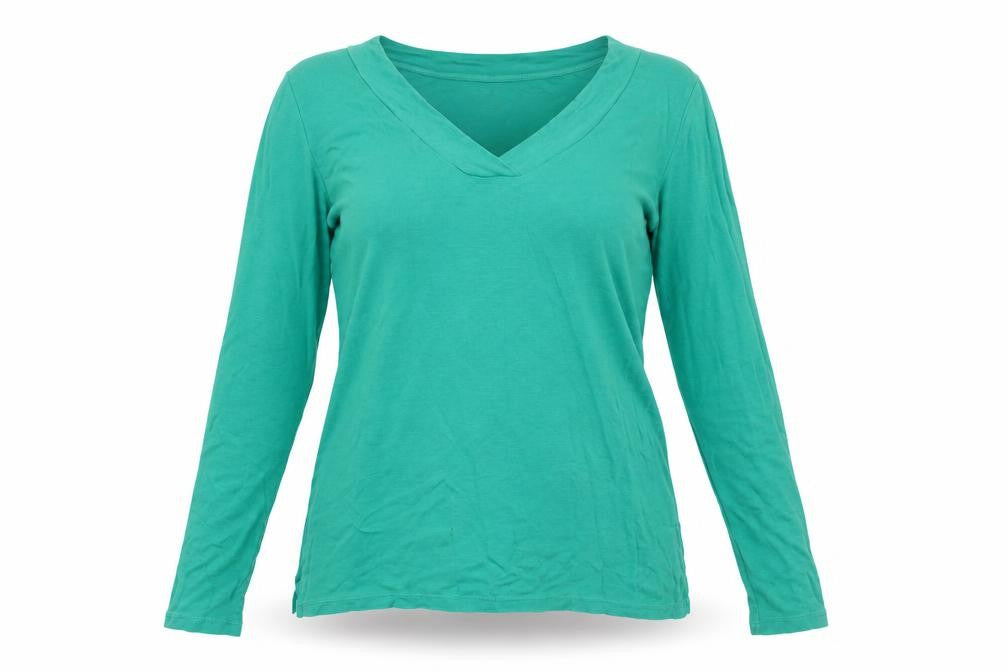 Womens UK Size M Gap Green Cotton T-Shirt