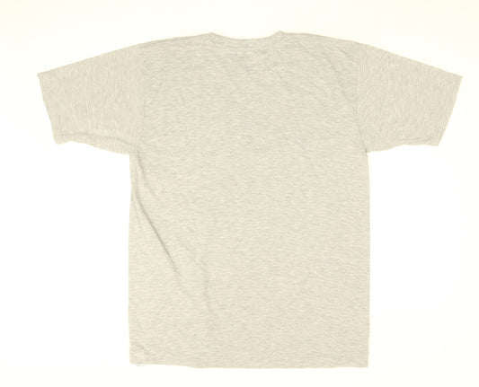 Redskins Mens Grey Cotton T-Shirt Size XL Round Neck
