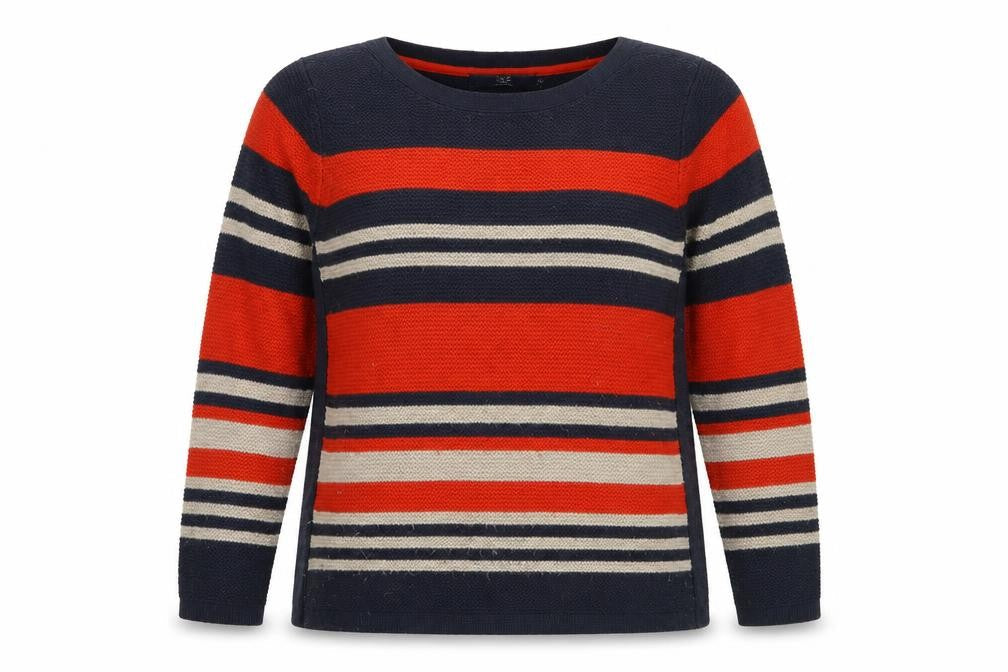 Isle Multicoloured Striped Pullover Jumper 14-16