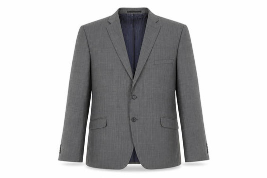 Front view of Daniel Hechter Grey Blazer, size 48, Wool, Excellent