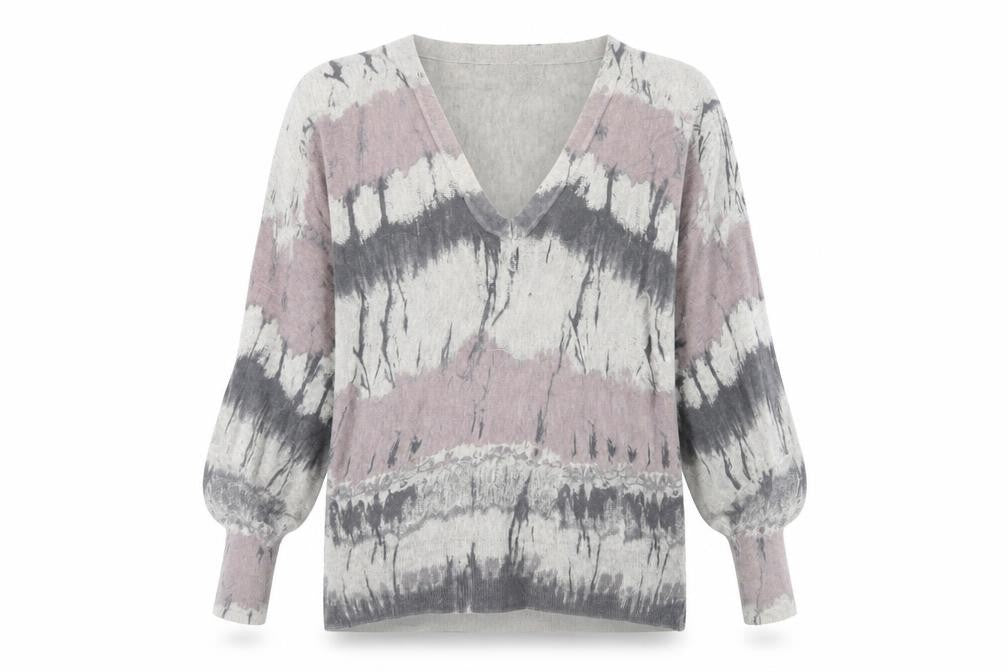 Womens UK 10 Relaxed Lakeland Multicoloured Pullover