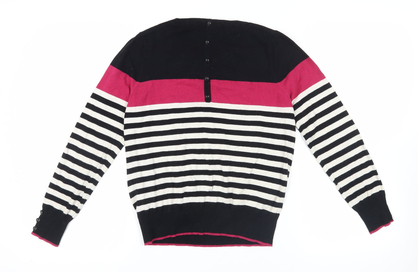 Red Herring Striped Multicoloured Jumper Size 12