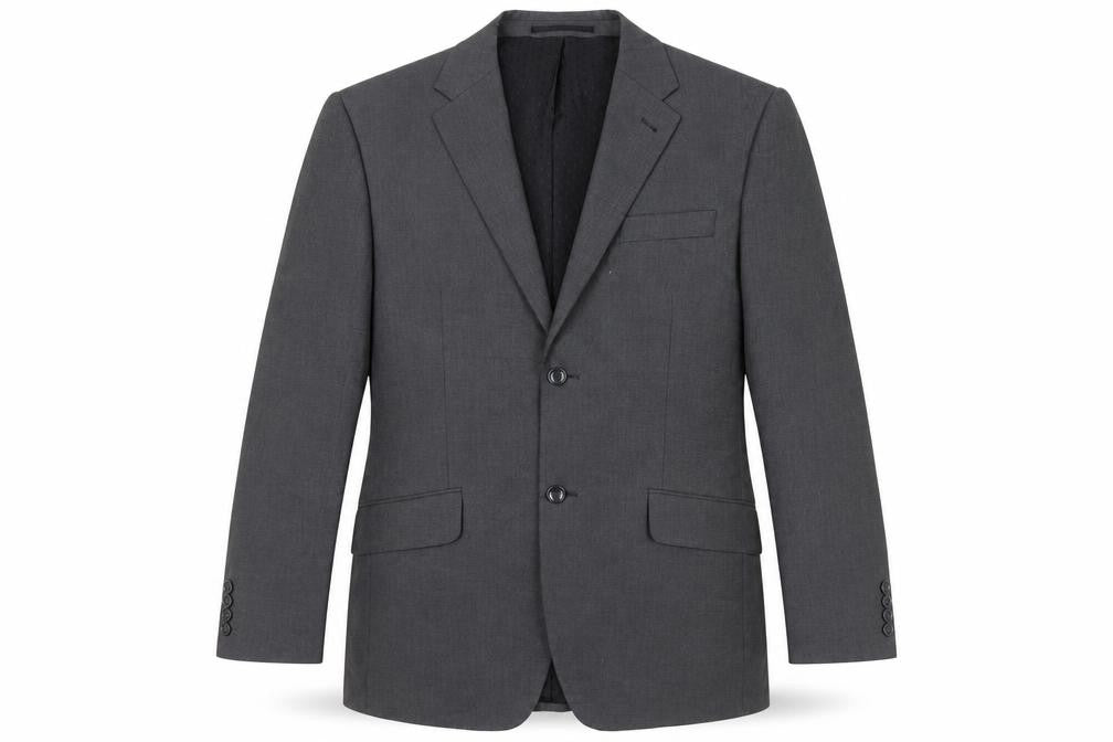 Front view of Next Grey Blazer, 42R, Regular Fit, Single-Breasted