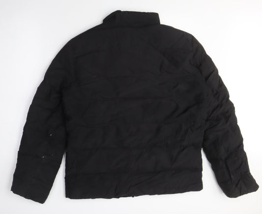 Gap Mens Beige Puffer Jacket Coat Size M Zip