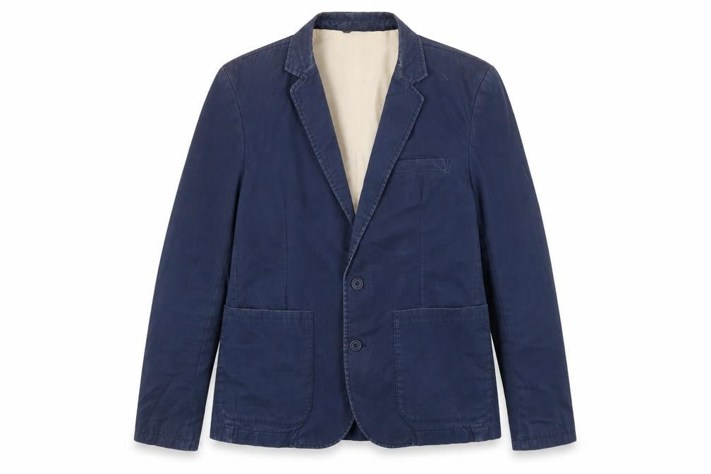 French Connection Womens Blue Jacket Blazer Size 12 Button