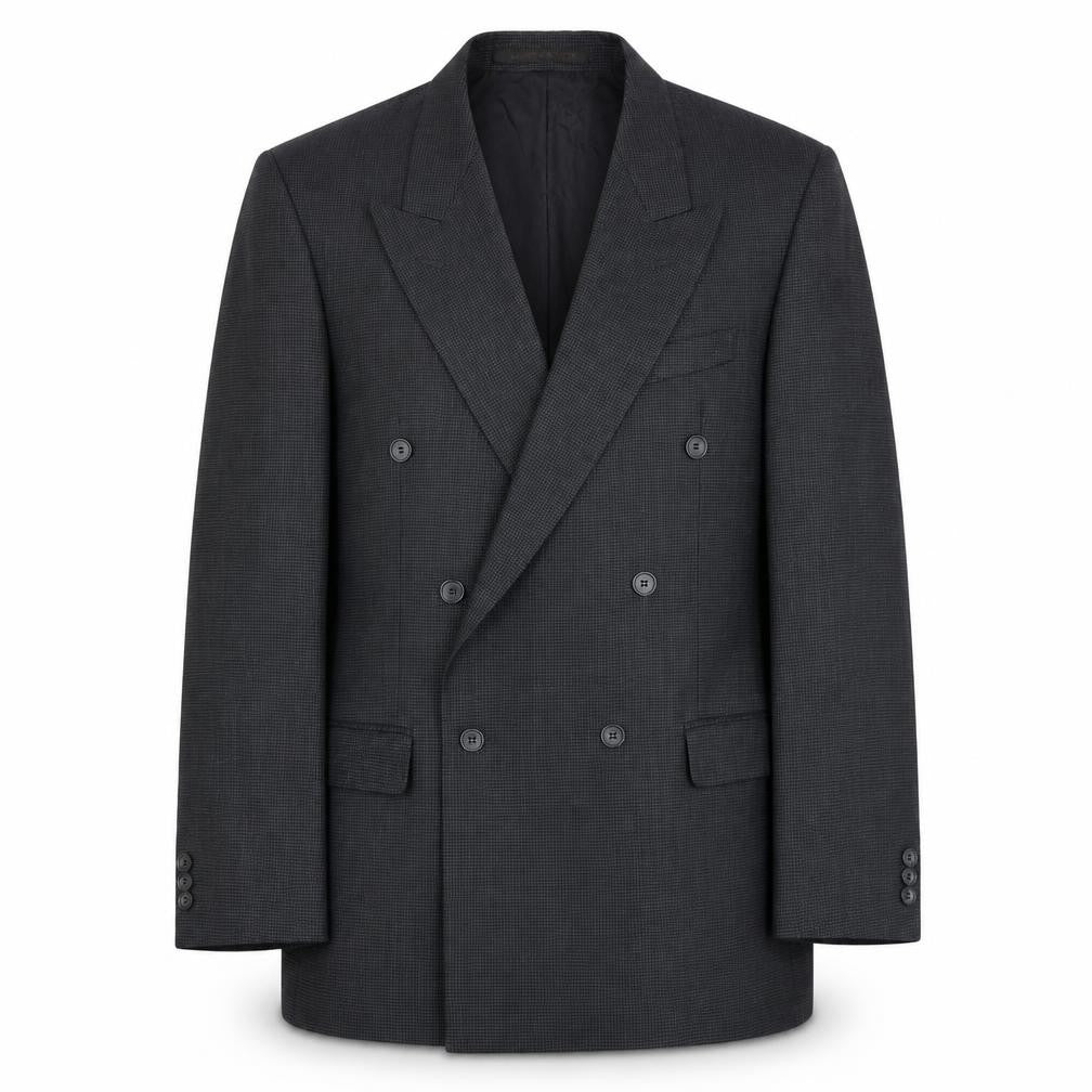 Marks and Spencer Mens Grey Wool Jacket Blazer Size 44 Regular