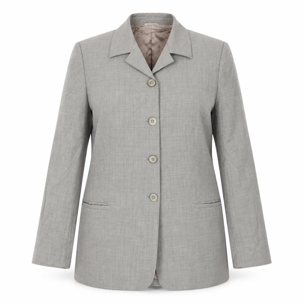 Marks and Spencer Womens Grey Wool Jacket Blazer Size 16