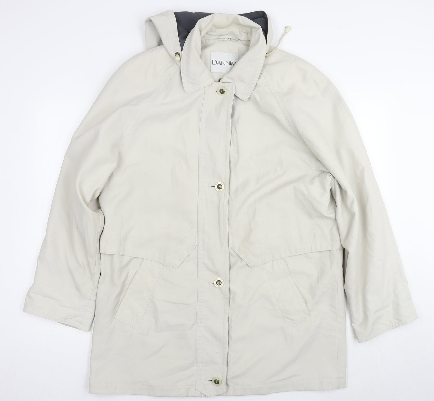 Dannimac Womens Beige Parka Jacket Size M Zip