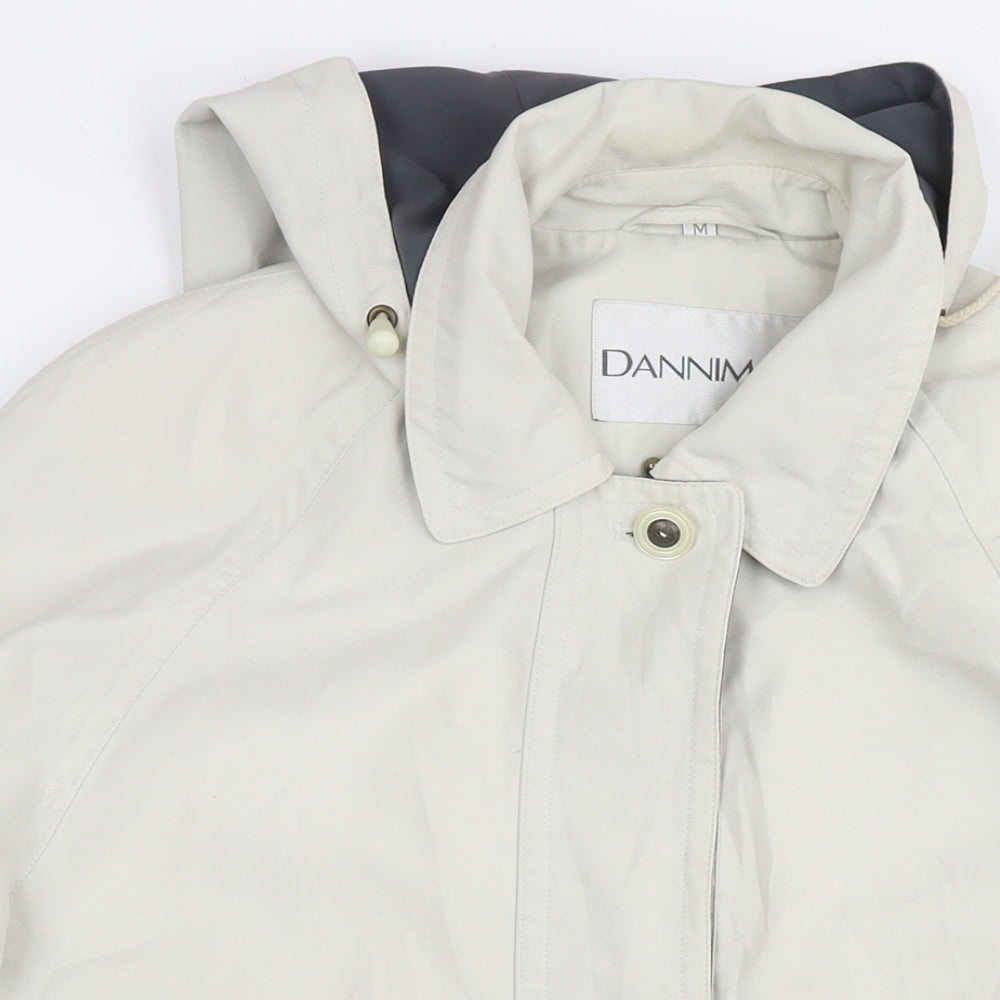 Dannimac Womens Beige Parka Jacket Size M Zip