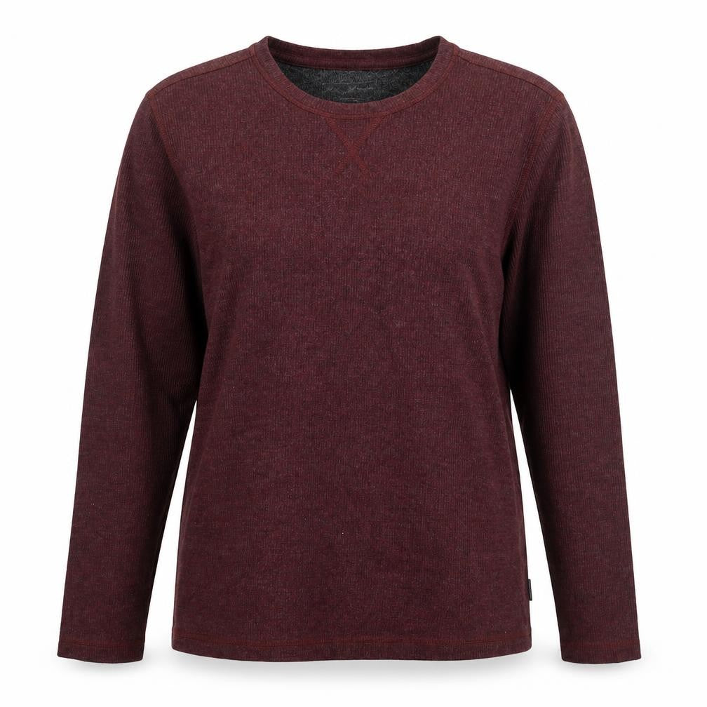 Womens UK M Regular Eddie Bauer Brown Pullover Tight-Knit