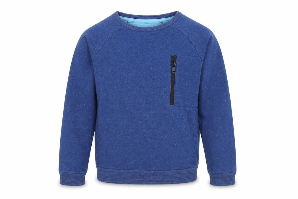 Marks and Spencer Boys Blue Cotton Pullover Sweatshirt Size 3-4 Years Pullover