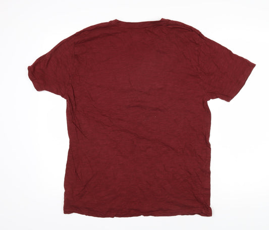 Gap Mens Brown Cotton T-Shirt Size L Round Neck - Its all good, Rib roast Shoulder Ham Belly. Pig