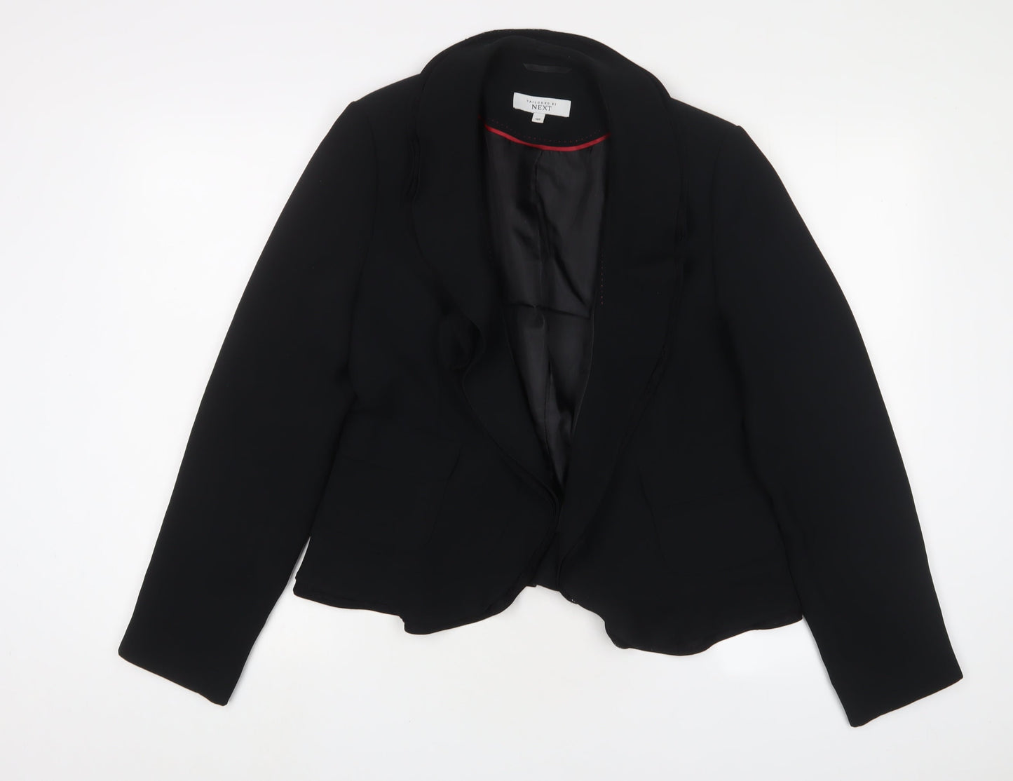 NEXT Womens Black Jacket Blazer Size 14 Button - Lace