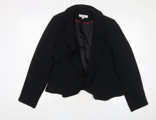 NEXT Womens Black Jacket Blazer Size 14 Button - Lace