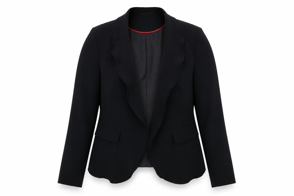 Next Womens Black Jacket Blazer Size 14 Button - Lace