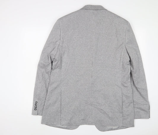 NEXT Mens Grey Cotton Jacket Suit Jacket Size 44 Regular
