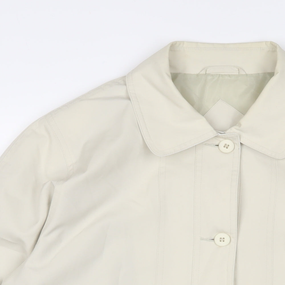 Berkertex Womens Beige Jacket Size 16 Button