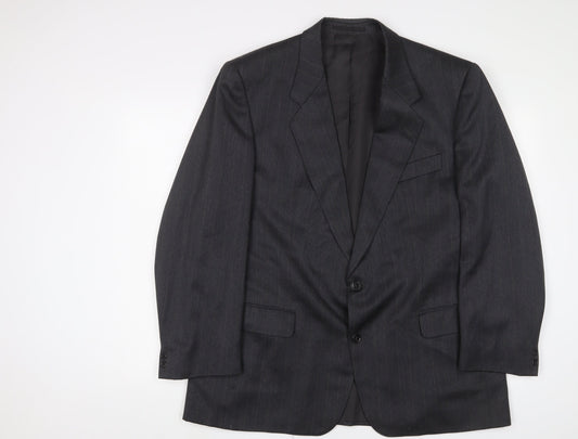 Marks and Spencer Mens Grey Wool Jacket Suit Jacket Size 46 Regular