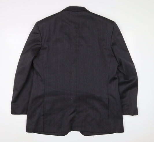 Marks and Spencer Mens Grey Wool Jacket Suit Jacket Size 46 Regular