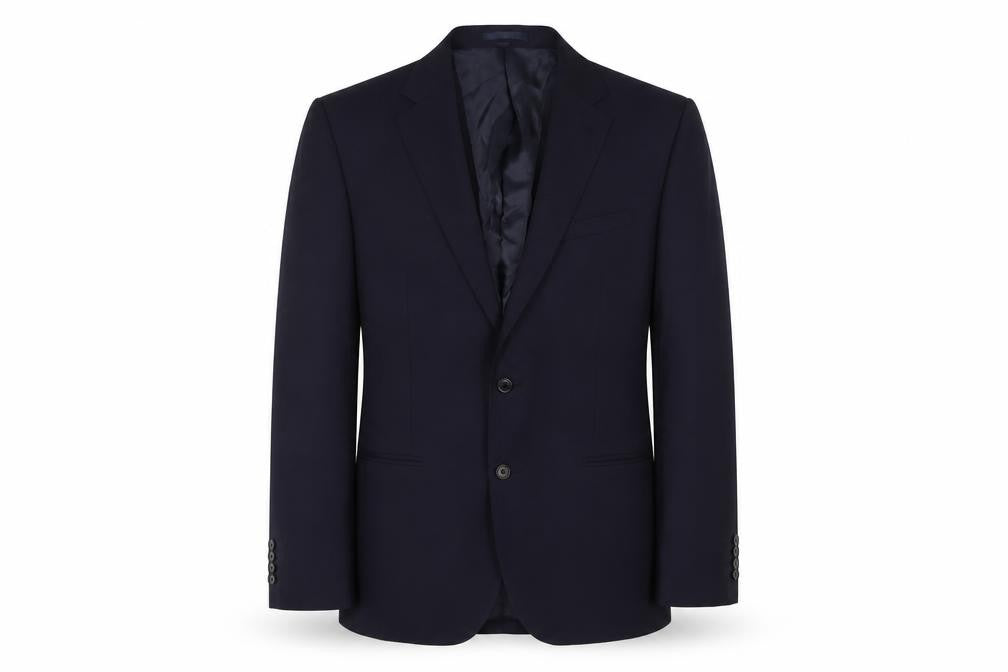 Marks and Spencer Mens Blue Wool Jacket Suit Jacket Size 42 Regular