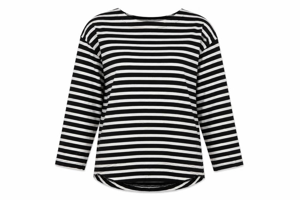 kin Womens Black Cotton Jersey T-Shirt Size XS Scoop Neck - Logo