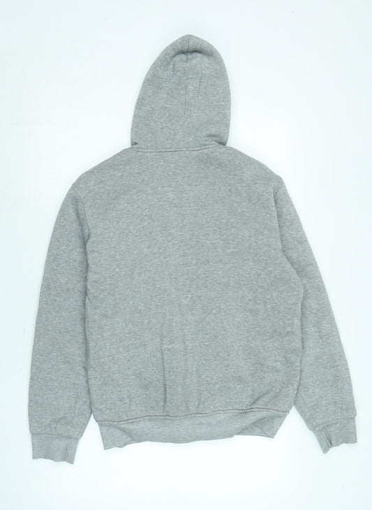 Soul Star Mens Grey Jacket Size XL Zip - Logo - Soul Luxery