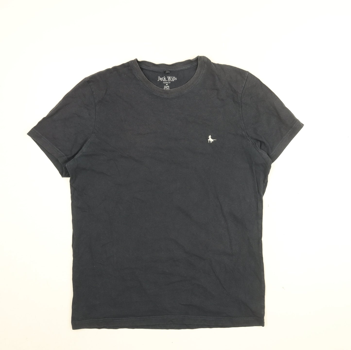 Jack Wills Mens Blue Cotton T-Shirt Size M Round Neck