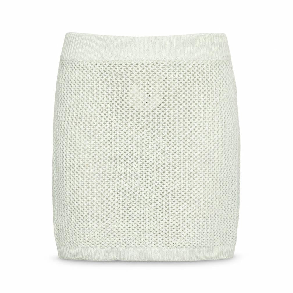 Collusion Womens Blue Acrylic Mini Skirt Size 8