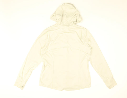 RBX Womens Grey Polyester Full Zip Hoodie Size L Zip
