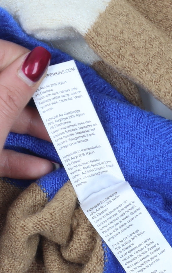 Dorothy Perkins Blue Striped Jumper UK 6 Petites