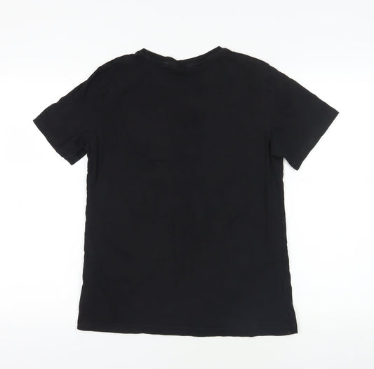 H&M Black PlayStation Graphic Boys T-Shirt Size 14