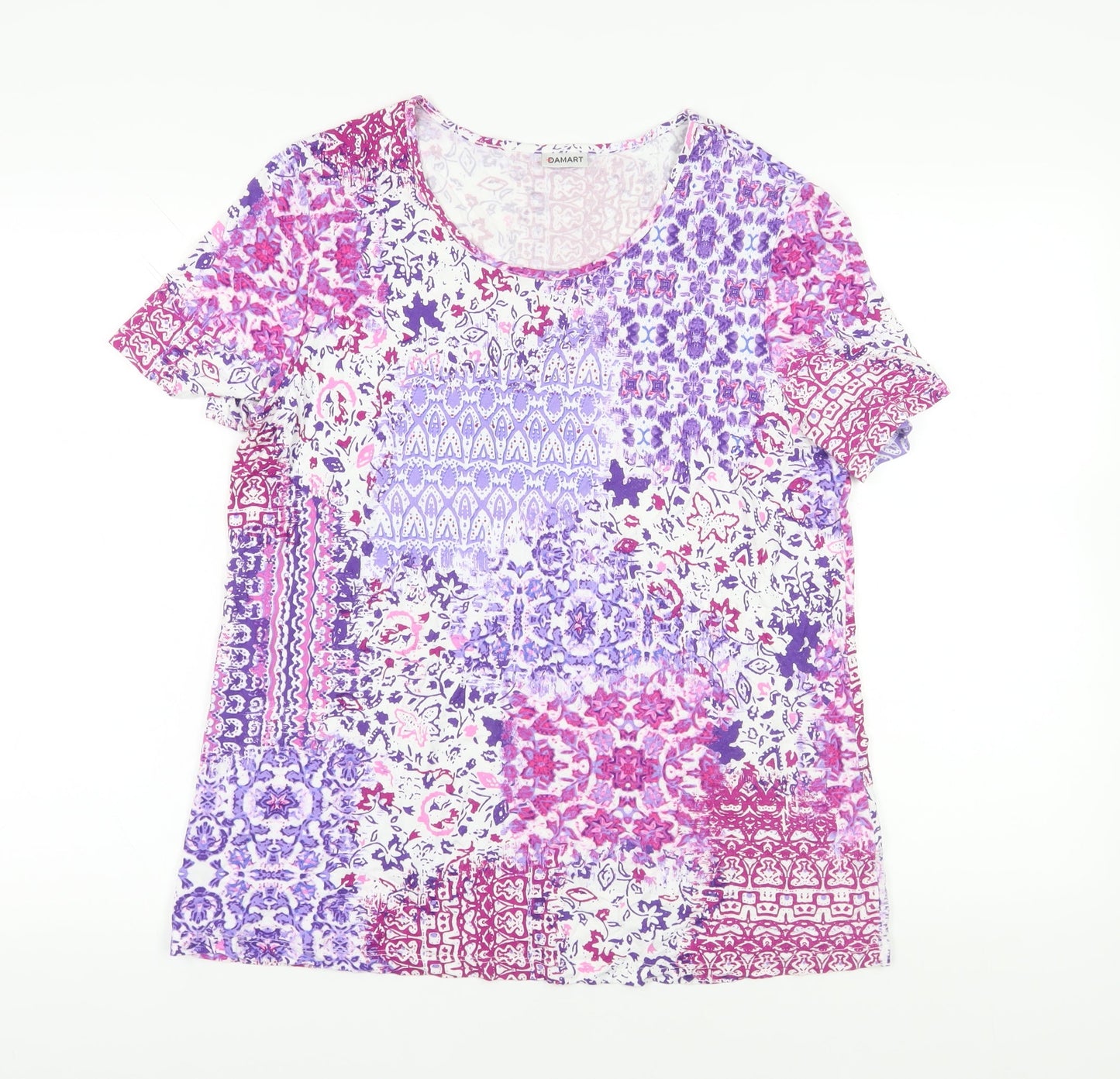 Damart Multicoloured Floral T-Shirt - L