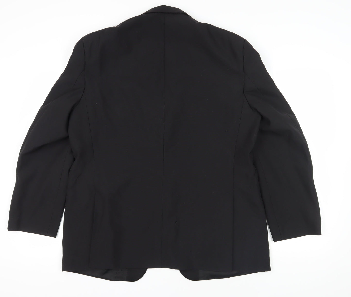 Daniel Drescott Black Blazer, Size 46in, Single-Breasted