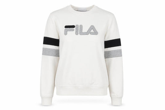 Womens UK S Regular FILA White Pullover Sweatshirt
