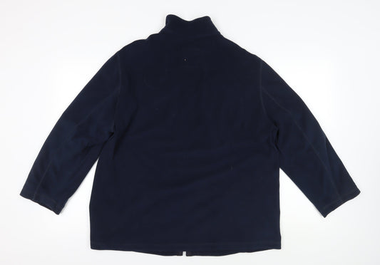 Marcona Blue Fleece Jacket Women's Mid-Length
