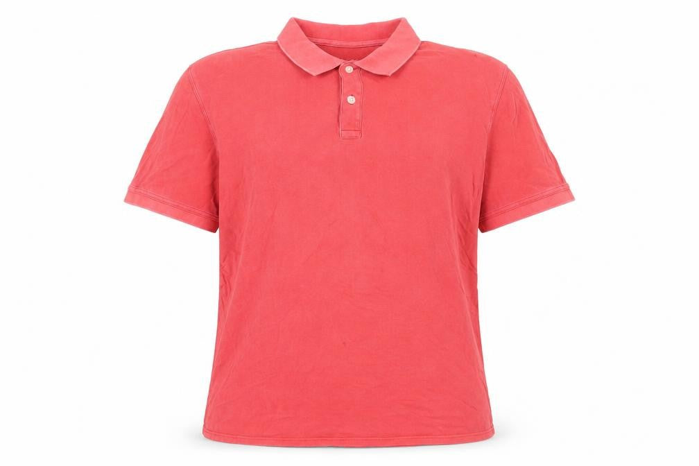 Jaeger Men's Red Polo Shirt - Size L Short Sleeve
