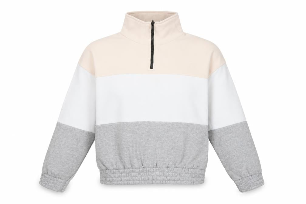Front view of I SAW IT FIRST Colourblock Sweatshirt, size 10